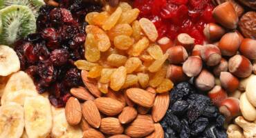 Dried fruits and nuts