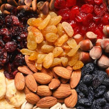 Dried fruits and nuts